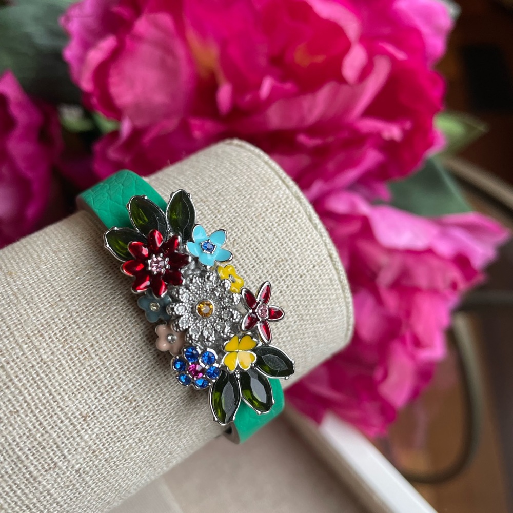 Keep Collective Stella & Dot Double Leather Band with Charm